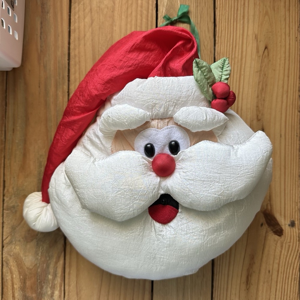 Vintage 90s 1994 Christmas Parachute Santa Door Hanger  Nostalgia NO SOUND